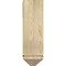 Ekena Millwork Balboa Arts and Crafts Rough Sawn Bracket w/ Offset Brace, Douglas Fir, 8"W x 18"D x 26"H BKT0806X18X26BOA03RDF - alternate 3